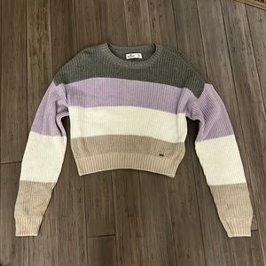 Cropped hollister sweater